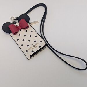 Kate Spade Black and Red Polka Dot Kids Pouch